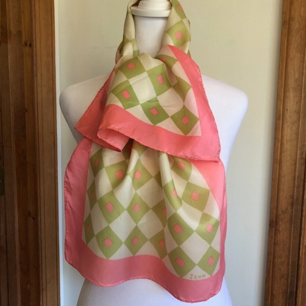 JENN Oblong Made in Japan Acetate Scarf